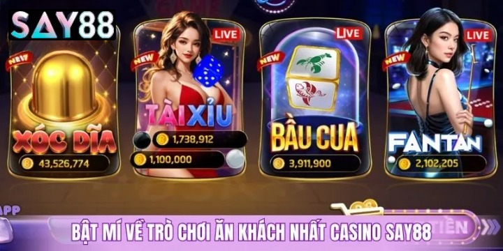 Khám Phá Kho Tàng Game Casino Say88